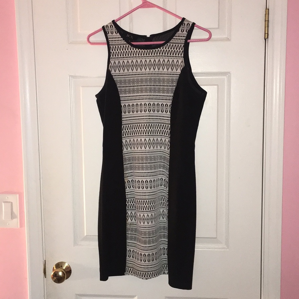 Black/White & Printed Dress